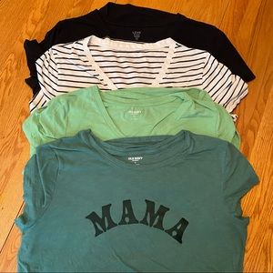 Maternity shirts lot 4 Old Navy Gap XL mama